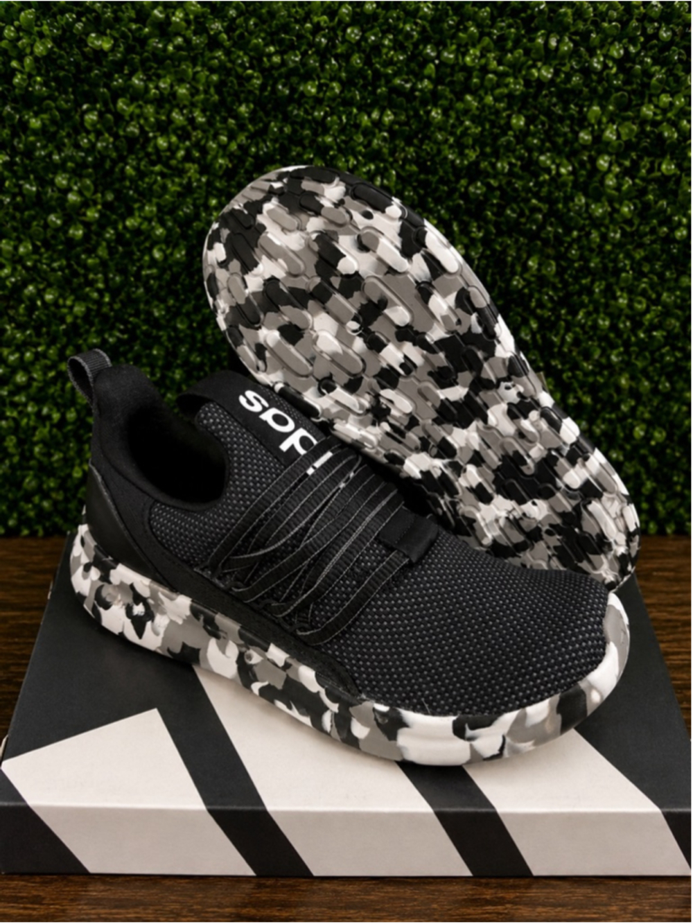 adidas Lite Racer Adapt 7.0 K Slip-On Shoes Size 6Y or 7W IE6383